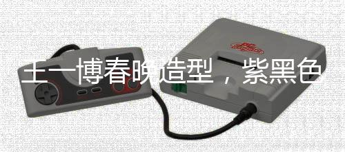王一博春晚造型，紫黑色貴公子驚艷亮相