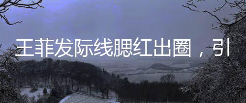 王菲發(fā)際線腮紅出圈，引領(lǐng)時(shí)尚新潮流