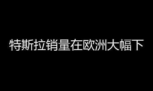 特斯拉銷量在歐洲大幅下滑，背后的原因及市場反應(yīng)