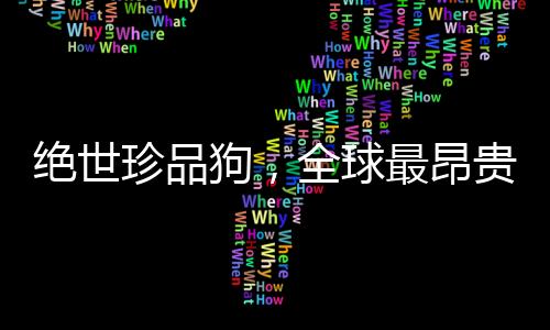 絕世珍品狗，全球最昂貴的寵物交易創(chuàng)紀錄，570萬美元天價成交