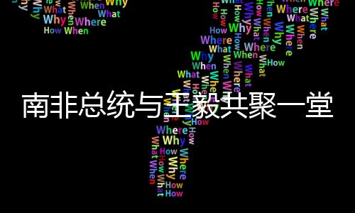 南非總統(tǒng)與王毅共聚一堂，國(guó)花照片下的友好見(jiàn)證