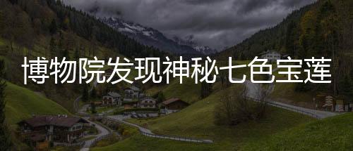 博物院發(fā)現(xiàn)神秘七色寶蓮，揭示千年文化之謎
