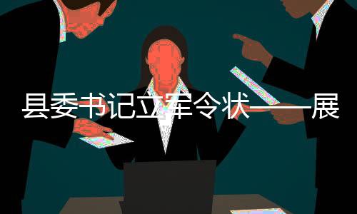 縣委書記立軍令狀——展現(xiàn)決心的十項舉措與期待未來