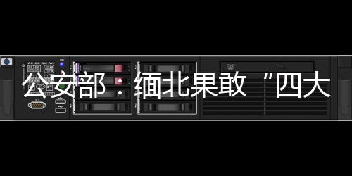 公安部：緬北果敢“四大家族”犯罪集團案件陸續(xù)進入訴訟環(huán)節(jié)