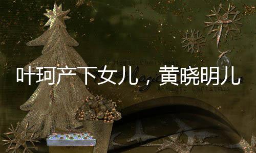 葉珂產(chǎn)下女兒，黃曉明兒女雙全，娛樂圈再添喜事