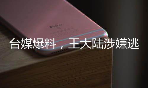 臺(tái)媒爆料，王大陸涉嫌逃兵役被捕，引發(fā)社會(huì)關(guān)注