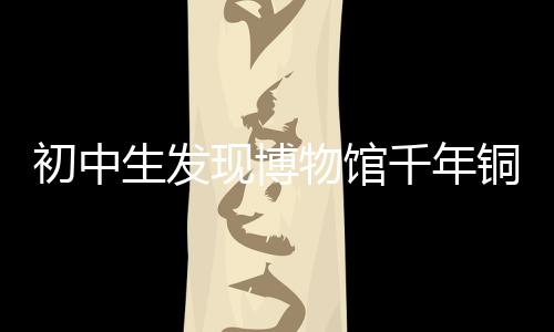 初中生發(fā)現(xiàn)博物館千年銅鏡斷代有誤，揭示歷史鑒真的新視角