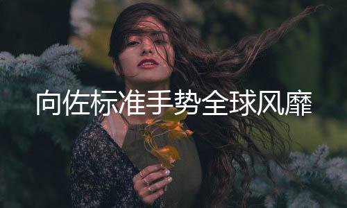 向佐標準手勢全球風靡