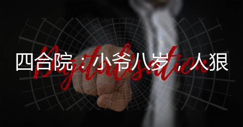 四合院：小爺八歲，人狠話少