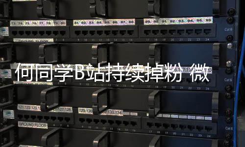 何同學B站持續(xù)掉粉 微博動態(tài)刪除暫未回應(yīng)好評事件