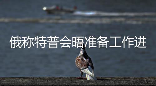 俄稱特普會晤準備工作進入后期階段