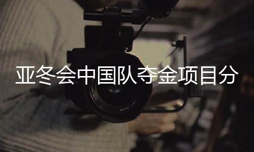 亞冬會(huì)中國(guó)隊(duì)奪金項(xiàng)目分析，哪些項(xiàng)目奪金最多？