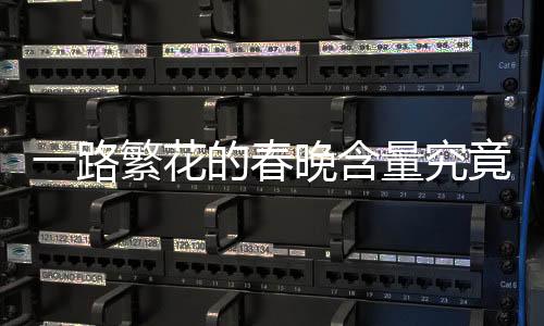 一路繁花的春晚含量究竟有多高？