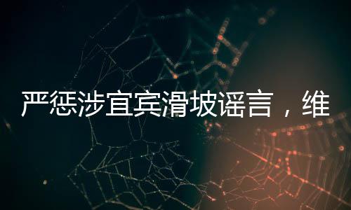 嚴(yán)懲涉宜賓滑坡謠言，維護(hù)社會(huì)和諧穩(wěn)定