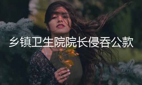 鄉(xiāng)鎮(zhèn)衛(wèi)生院院長(zhǎng)侵吞公款300余萬(wàn)元的深度調(diào)查