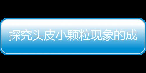 探究頭皮小顆?，F(xiàn)象的成因及解決方案