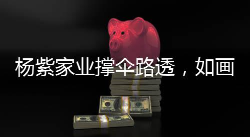 楊紫家業(yè)撐傘路透，如畫美景映現(xiàn)影視新篇章