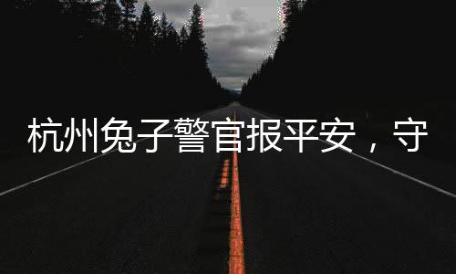 杭州兔子警官報(bào)平安，守護(hù)城市安寧的一股溫暖力量