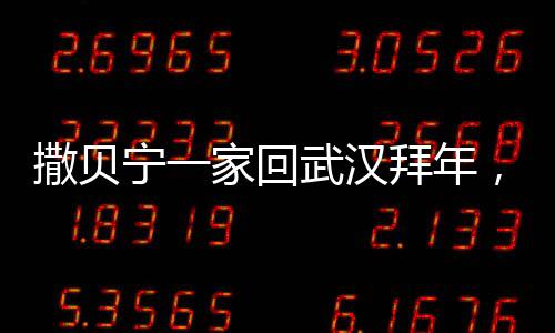 撒貝寧一家回武漢拜年，外籍妻子搶眼
