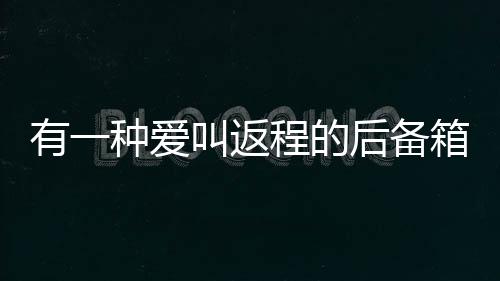 有一種愛叫返程的后備箱，滿滿的關(guān)愛與牽掛