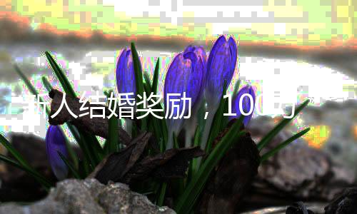 新人結(jié)婚獎勵，100萬韓元的熱烈慶祝與深情祝福