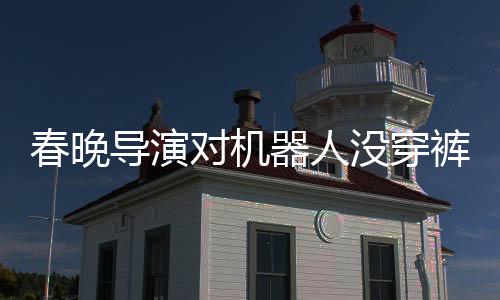 春晚導(dǎo)演對機(jī)器人沒穿褲子現(xiàn)象的權(quán)威回應(yīng)