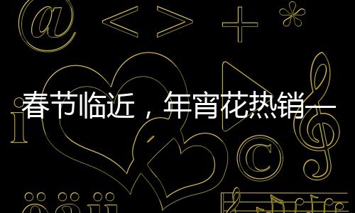 春節(jié)臨近，年宵花熱銷——花卉市場(chǎng)的熱鬧與繁榮