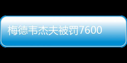 梅德韋杰夫被罰76000美元，違規(guī)行為的后果與啟示