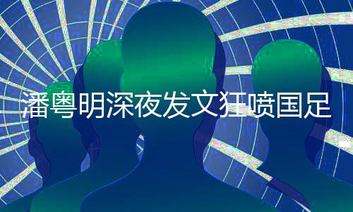 潘粵明深夜發(fā)文狂噴國足，引發(fā)社會熱議