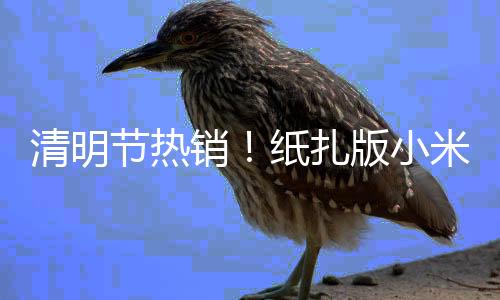 清明節(jié)熱銷(xiāo)！紙?jiān)嫘∶譻u7引領(lǐng)潮流，全新體驗(yàn)備受矚目