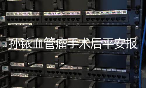 孫銥血管瘤手術(shù)后平安報喜，眾粉絲紛紛送上祝福