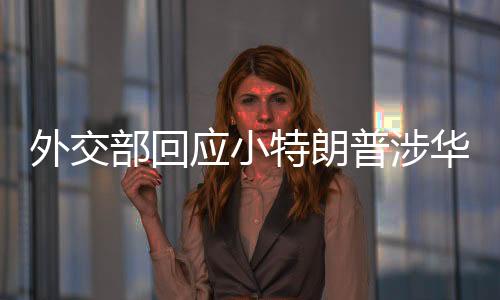 外交部回應(yīng)小特朗普涉華言論，堅(jiān)定維護(hù)國家利益與全球秩序