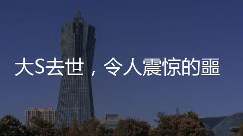 大S去世，令人震驚的噩耗與深度緬懷