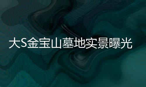 大S金寶山墓地實(shí)景曝光，揭開神秘面紗的靜謐陵園