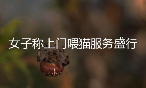 女子稱上門喂貓服務(wù)盛行，一天服務(wù)20家收費達(dá)千元