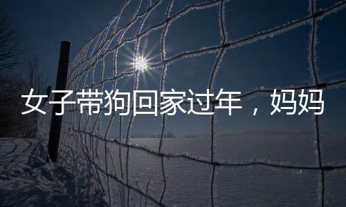 女子帶狗回家過(guò)年，媽媽反應(yīng)成亮點(diǎn)
