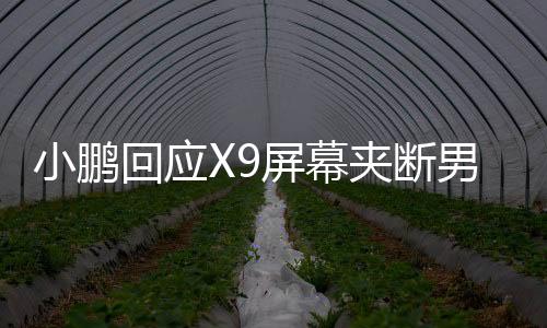 小鵬回應(yīng)X9屏幕夾斷男童食指事件，細(xì)節(jié)披露與責(zé)任擔(dān)當(dāng)