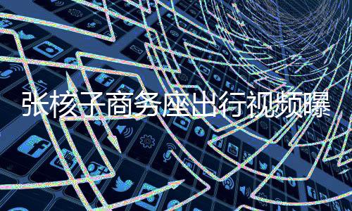 張核子商務(wù)座出行視頻曝光，公眾聚焦下的高端出行方式