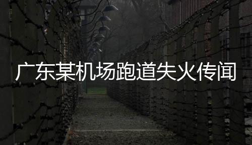 廣東某機場跑道失火傳聞不實——一場誤解引發(fā)的航空安全關(guān)注