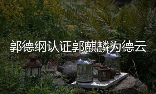 郭德綱認(rèn)證郭麒麟為德云社繼承人，新一代傳承開啟