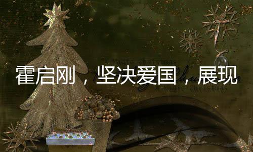 霍啟剛，堅(jiān)決愛國，展現(xiàn)華夏子弟的驕傲與擔(dān)當(dāng)