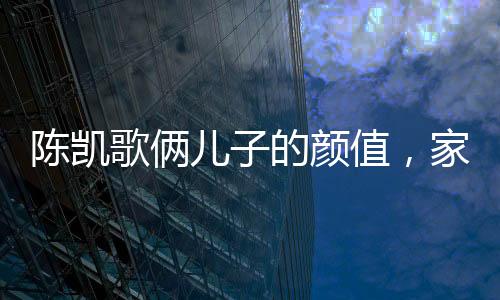陳凱歌倆兒子的顏值，家族基因的強(qiáng)大展現(xiàn)