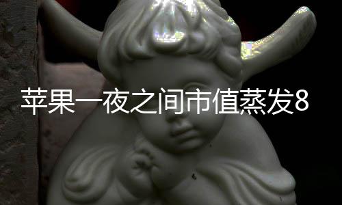 蘋果一夜之間市值蒸發(fā)8000億，科技巨頭遭遇重大挫折