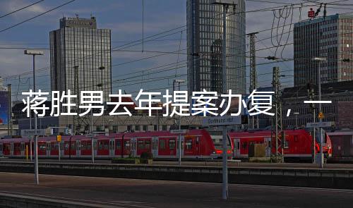 蔣勝男去年提案辦復(fù)，一攬子解決民生問題，共創(chuàng)和諧社會