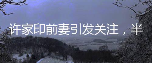 許家印前妻引發(fā)關(guān)注，半年多耗資400萬美金揭秘