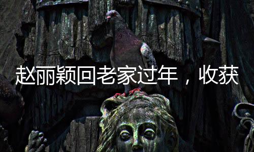 趙麗穎回老家過年，收獲爺爺大紅包