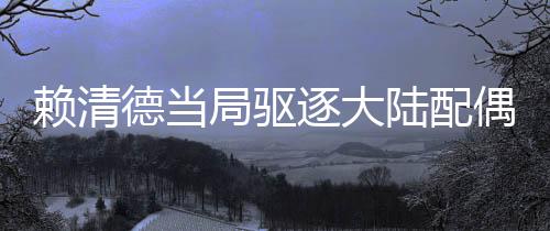 賴清德當(dāng)局驅(qū)逐大陸配偶行為分析