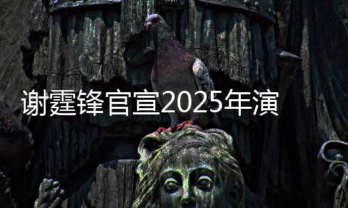 謝霆鋒官宣2025年演唱會(huì)，期待音樂盛宴的到來