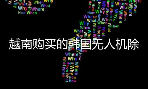 越南購買的韓國無人機除夕表演泡湯，墜落事故背后的細節(jié)分析