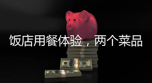 飯店用餐體驗(yàn)，兩個(gè)菜品，花費(fèi)八百四十四元